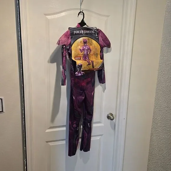 BRAND NEW KIDS PINK POWER RANGER COSTUME KIT - Picture 6 of 12